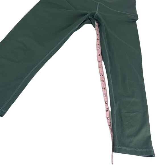 Z By Zella Green Cropped Leggings 3/4 Length Leggings Size M - Picture 5 of 8